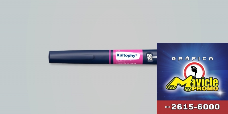 Novo Nordisk apresenta Xultophy   Guia da Farmácia   Imã de geladeira e Gráfica Mavicle Promo
